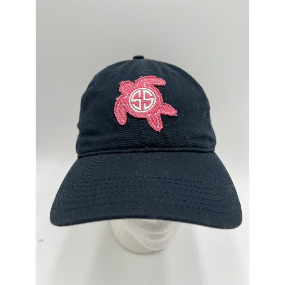 Simply Southern Hat Cap Blue Strap Back Adjustable Turtle